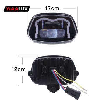 Multi-Function M Hi-Lo Beam Dynamic Sequential LED Headlight for Vespa Sprint 150