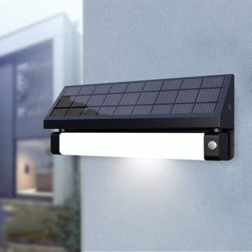 Dual LED Warna Aluminium Solar LED Wall Light