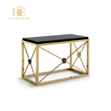 Modern Steel Luxury High-End Coffee Table for Living Room