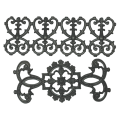 Piezas de decoración de jardín Componentes de hierro forjado