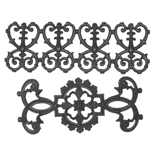 Garden decoration parts wrought iron components