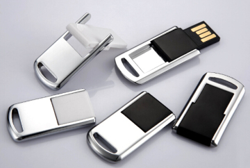 Fashionable Metal USB Disk with Custom-Made Logo