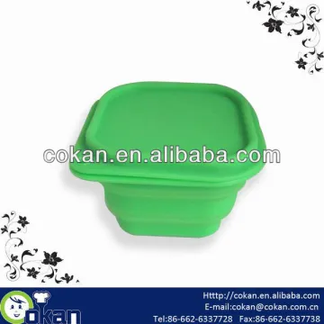 New Design Foldable Silicone Food Container CK-SL032