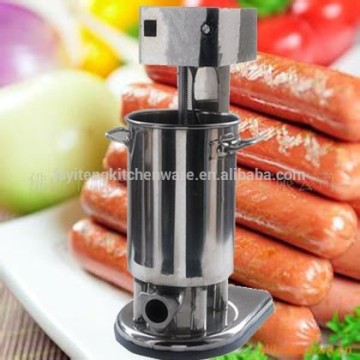 12L stainless steel foot-operated sausage stuffer