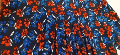 viscose/spandex ladie's Dress with flower print