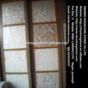 Shell mosaic tile,natural shell mosaic,pearl mosaic tile