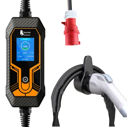 Feyree Factory Direct Sale: 11KW Portable EV Charger - 16A EV Fast Charger for EV Connectors