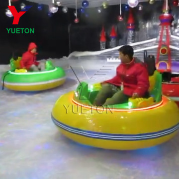  Cheap Price Manual Round Inflatable Ice Bumper Cars 