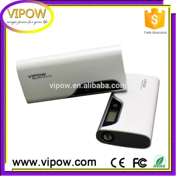 2016 hot sale smart power bank lcd indicator battery charger power bank