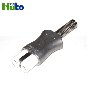 Aluminum Alloy Ceramic Silicone Rubber Porcelain Plug Socket Electrical Connector