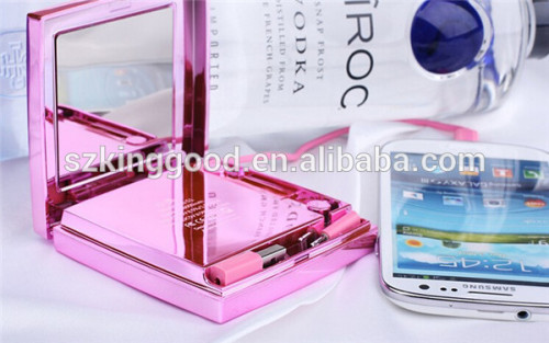Новый макияж дизайн зеркало 6000mah внешнее зарядное устройство для iPhone Samsung