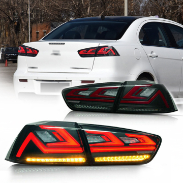 DK Motion Car LED Tail Light for Mitsubishi Lancer Ex/Evo 2008-2018 LED Tail Lamp Rear Light Assembly