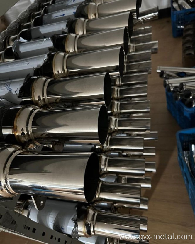 Titanium Exhaust System Muffler Down Pipe