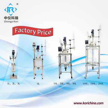 Лабораторный минипилотный стеклянный реактор химии СФ-3Л
