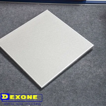 perforated metal acoustic false ceiling