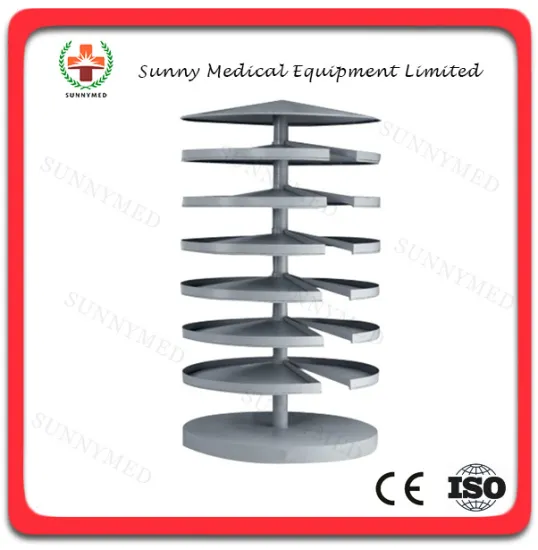 SY-R090 New type Hospital equipment Swivel medicine rack on sale