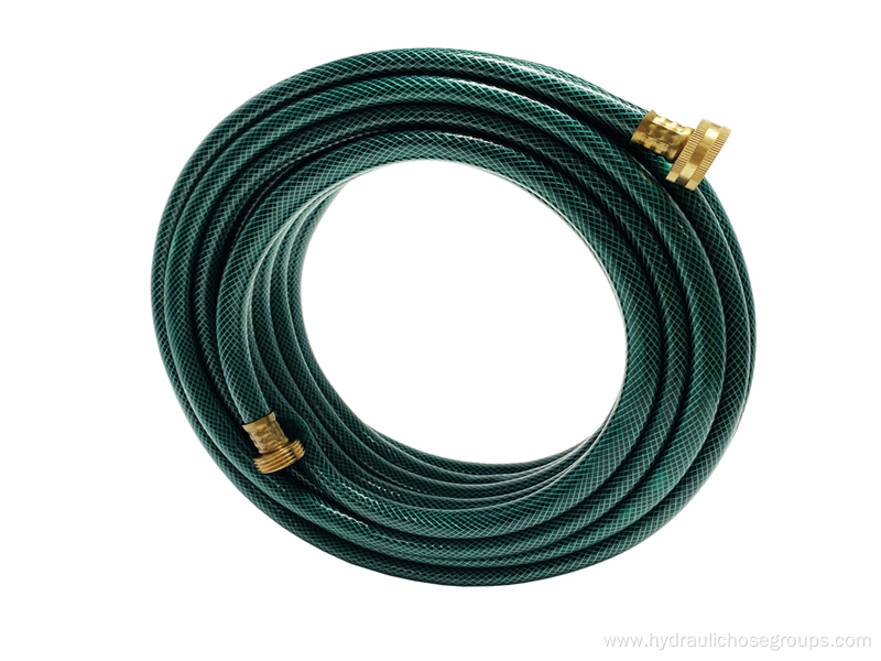 Green Black PVC Garden Hose