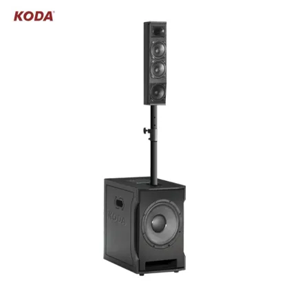 KODA Professional DJ Audio Speakers System with Deep Bass
