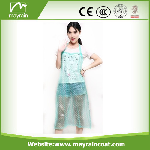 Avental de PVC de impressão completa para meninas