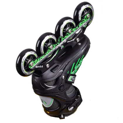 4 Wheel Roller Skates Molded Shell Support Aggressive