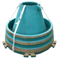 Manganese Mantle Bowl Liner kanggo Cone Crusher