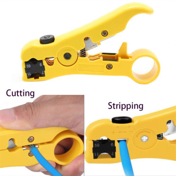 Stripping -Werkzeuge für Koaxialkabel RG59, RG6, RG7