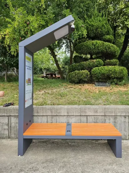 Modern Solar-Powered Outdoor Seating Solution