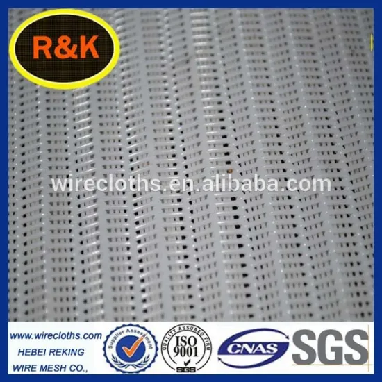 Plain weave polyester filter belt fabric