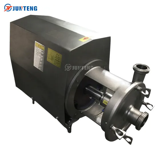 Sanitary Stainless Steel SS316 Water Hotwater Return Circulating Self-Priming Pump for Cleaning System