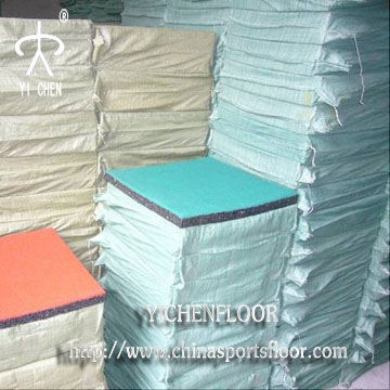 Rubber mats for kids play area for sport court