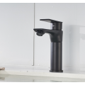 Brass chrome-plated single-rod lifting swivel lever wash basin mixer faucet