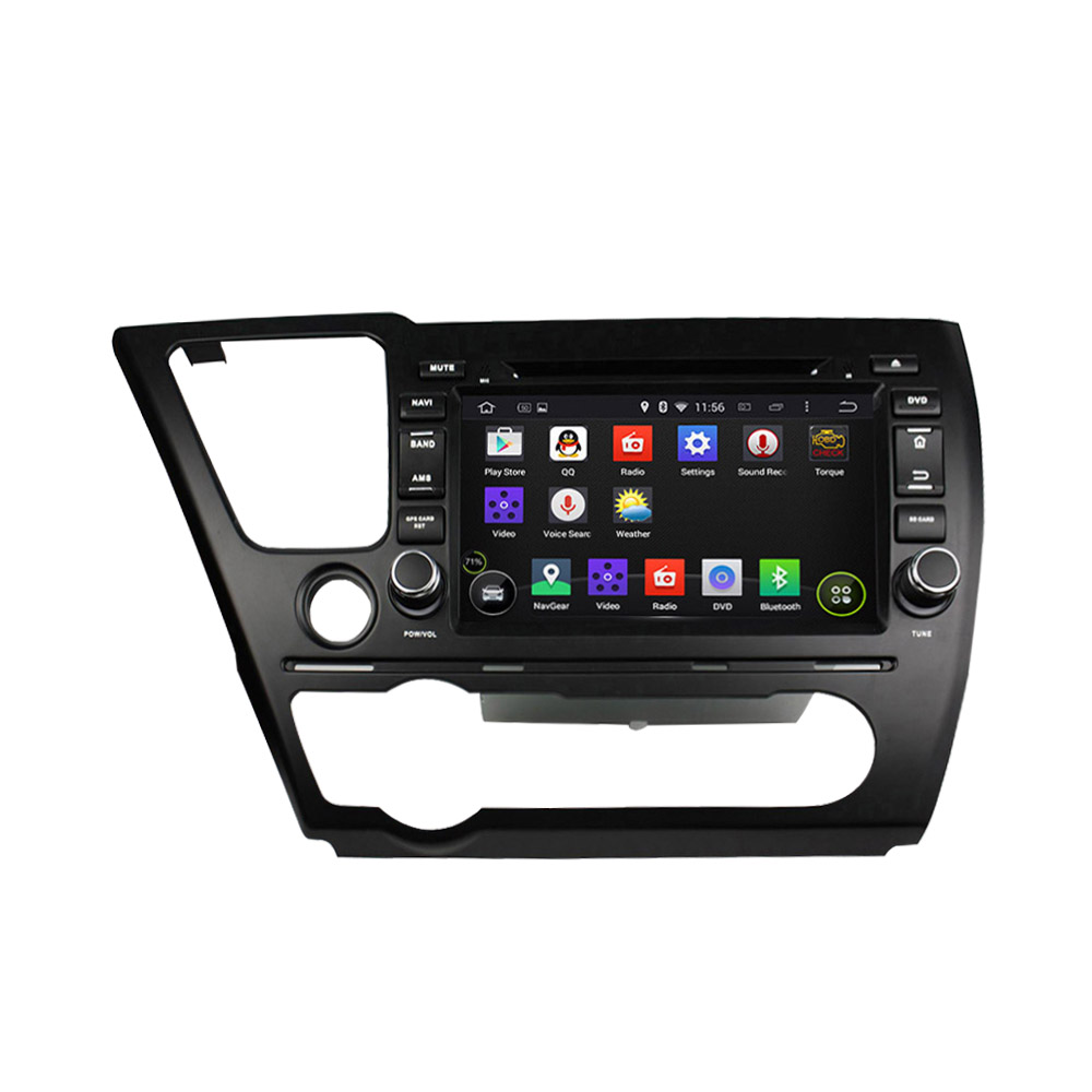 Civic 2014 Sedan car dvd player with 8 inch screen