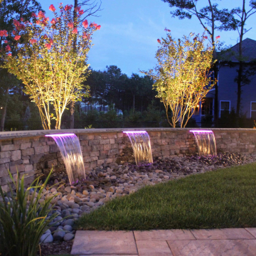 Wholesale LED Water Fountain Curtain with RGB Remote Control