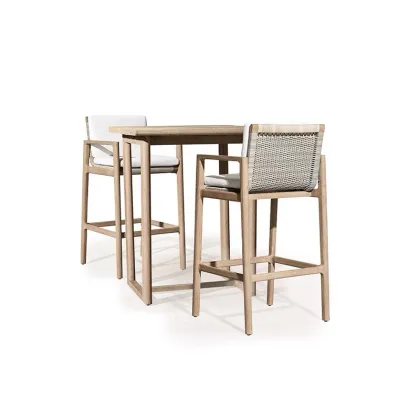 Hot sale Garden teak patio furniture set Outdoor Furniture Patio Daybed Garden Teak Wooden Sofas Sets
