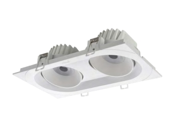 Spotlight de rejilla interior incrustada