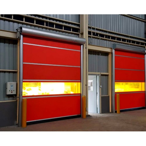 PVC Curtain Automatic Rapid Rolling up Door