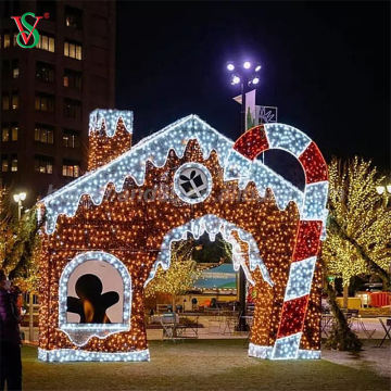 Outdoor 3d Led Christmas Motif Light Decoration