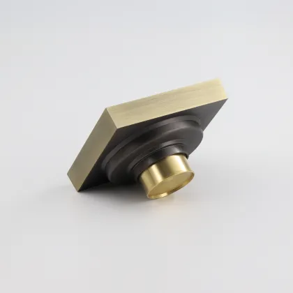 Brass Bathroom Drain Strainer - Invisible Square Floor Drain
