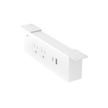 amazon 2 outlet uner table mounted power strip