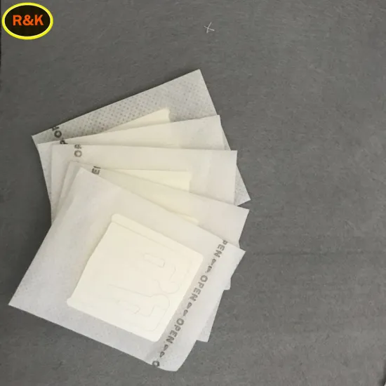 Green natural biodegradable nylon empty tea bags with drawstring