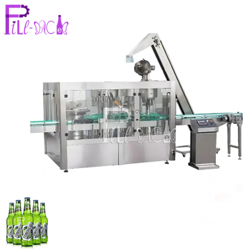 3 in 1 Glass Bottle Beer Filling Line: Washing, Filling & Capping Equipment