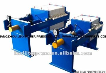 Testing Filter Press for Labs,Small Size Manual Hydraulic Filter Press from Leo Filter Press