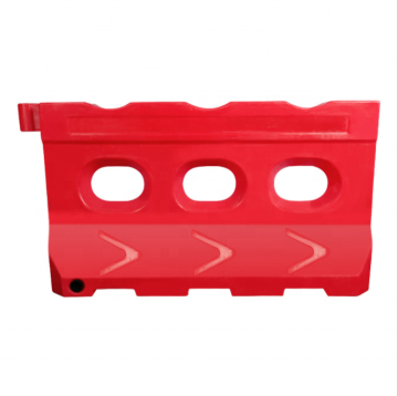 2000mm H800mm Orange Yellow Plastic Road Barrier Traffic Barricade