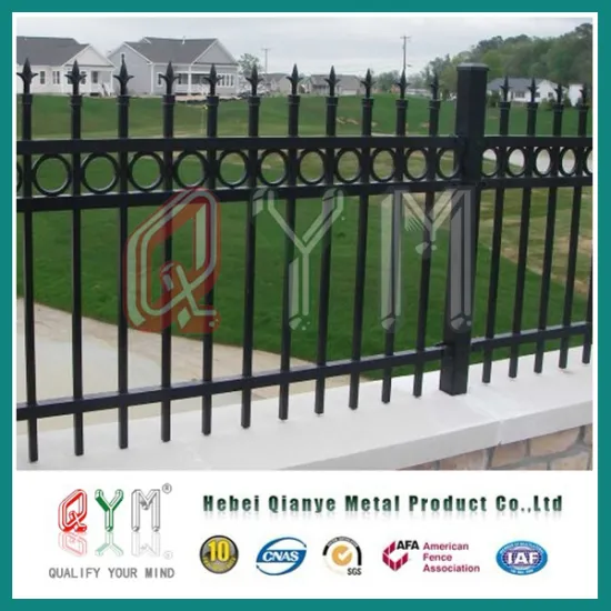 Galvanized Picket Weld Fence / Plastic Picket Fence Welded Mesh Fence