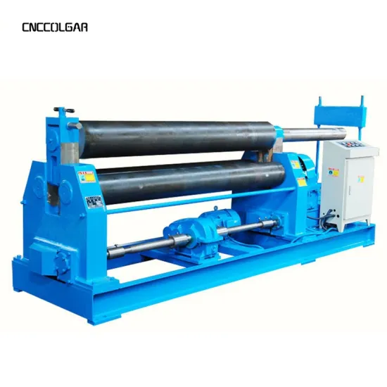 CNCColgar Hydraulic 3 Roll Stainless Steel Plate Rolling Machine