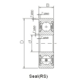 Derin oluk bilyalı rulmanlar SSR14