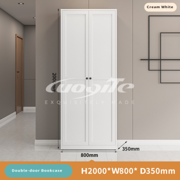 Industrial Double Door Steel Bookcase