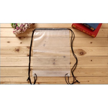 Biodegradable Transparent drawstring plastic bags