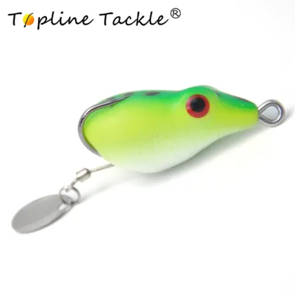 5pcs/Lot Frog Lure Fishing Lures Soft Artificial Fishing Bait Topwater Wobbler Bait For Pike Snakehead Soft Bait