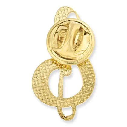 Treble Clef Tie Pin or Lapel Badge